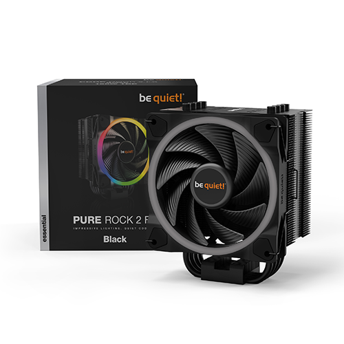 პროცესორის გაგრილება - Be Quiet Pure Rock 2 FX PWM Black RGB BK033