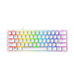 მექანიკური კლავიატურა - Razer Huntsman Mini Red Switch USB EN RGB Mercury White