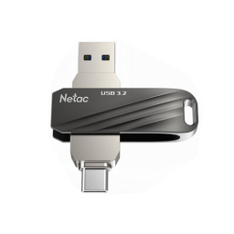 ფლეშ მეხსიერება - Netac US11 USB 3.2+Type-C 128 GB
