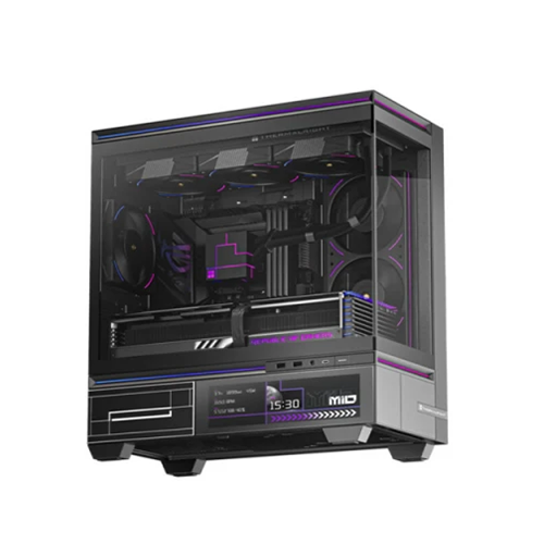 ქეისი - Thermal Right TL-M10 Black - 4x120 Fan ARGB