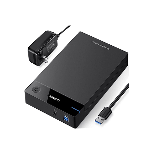 გარე ვინჩესტერის ქეისი - USB HDD Box Ugreen CM472 3.5 Black 30729