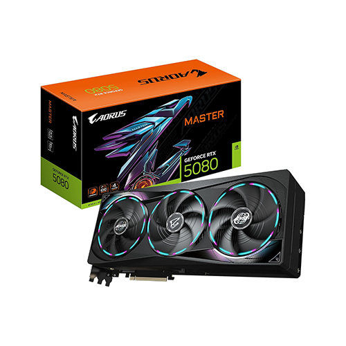 ვიდეობარათი - Gigabyte RTX 5080 16 GB Aorus Master Oc