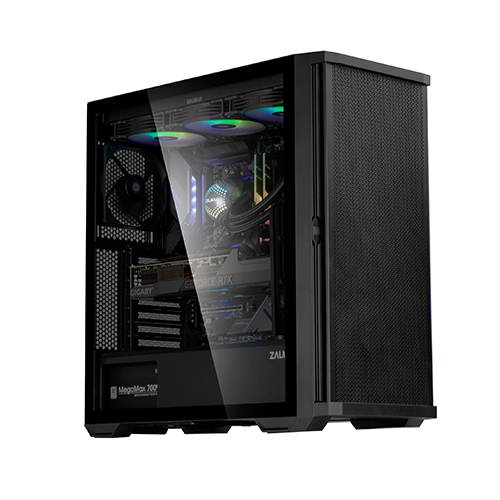 ქეისი - Zalman Z10 Black - 3x140 Fan + 1x120 Fan