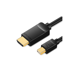 გადამყვანი კაბელი - Vention Mini Display To HDMI Black 2მ