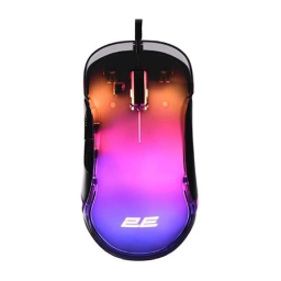 მაუსი - 2E MG345 RGB USB Transparent