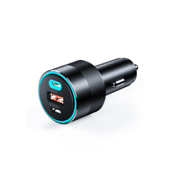 მანქანის დამტენი - Choetech TC0011 130W Dual Type-C+ USB-A Fast Car Charger + Laptop Charger