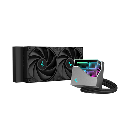 პროცესორის წყლის გაგრილება - Deep Cool LT520 240 mm RGB LED Black