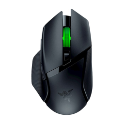უკაბელო ტენვადი Bluetooth მაუსი - Razer Basilisk V3 X HyperSpeed RGB Black Rechargeable WL BT