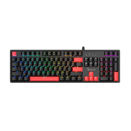 მექანიკური კლავიატურა - A4Tech Bloody S520N Red Plus Switch Fire Black