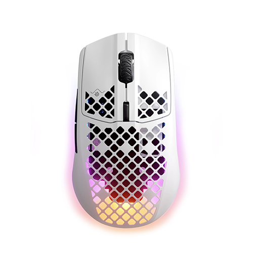 უკაბელო ტენვადი Bluetooth მაუსი - Gaming Mouse SteelSeries Aerox 3 (2022) Snow White Rechargeable WL BT