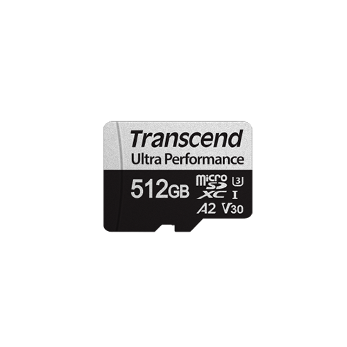 მეხსიერება - Micro SD Card Transcend 512 GB Ultra Performance V30 4K + Adapter