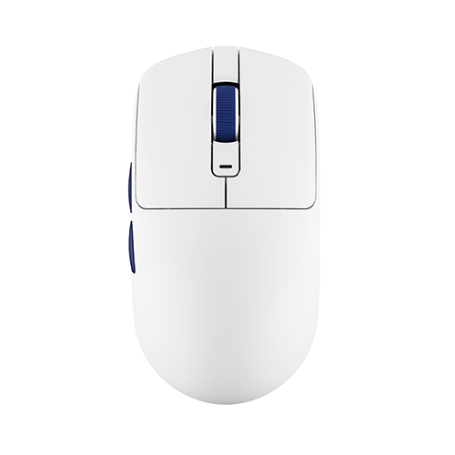 უკაბელო ტენვადი Bluetooth მაუსი - Royal Kludge RK M30 White-Blue Rechargeable WL BT