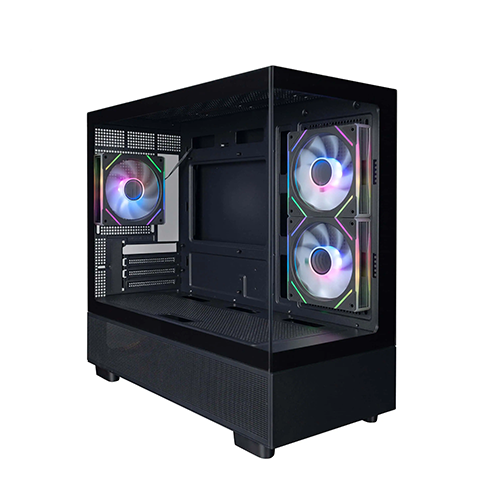 ქეისი - 1ST Player Mi5 Black - 3x120 Fan ARGB