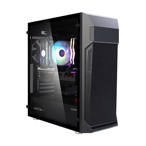 ქეისი - Zalman Z1 Plus Black - 3x120 Fan