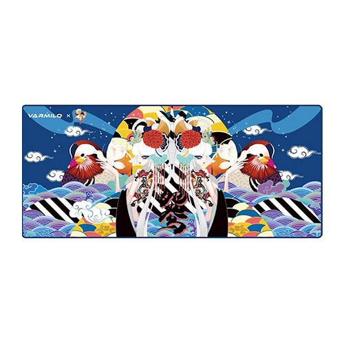 მაუსპადი - Varmilo Lovebirds Blue Desk Mat XL - 90x40 სმ