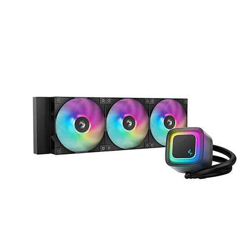პროცესორის წყლის გაგრილება - Deep Cool LE360 V2 360 mm ARGB Black