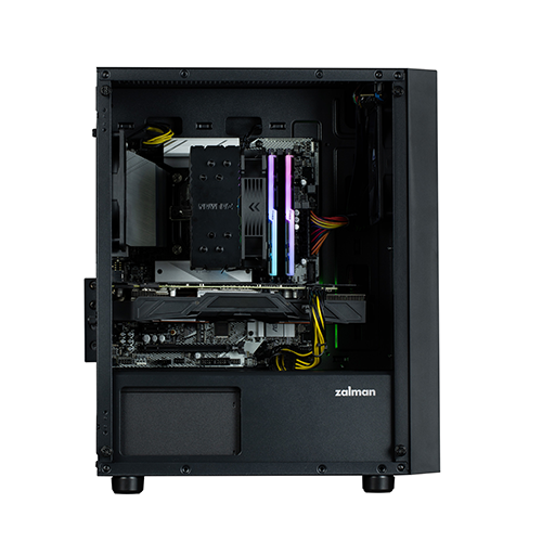 ქეისი - Zalman T3 Plus Black - 2x120 Fan