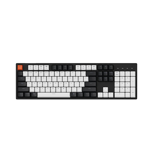 მექანიკური კლავიატურა - Keychron C2 G Pro Gateron Red Switch RGB Black