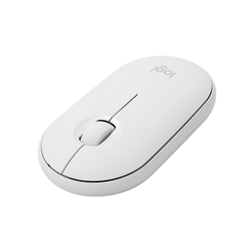 უკაბელო Bluetooth მაუსი - Logitech M350 Pebble White WL BT