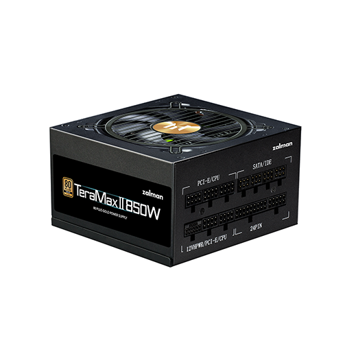 კვების ბლოკი - Zalman TeraMax 2 ZM 850 Watt 80 Plus Gold Full Modular Black