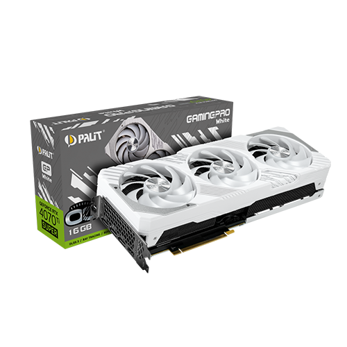 ვიდეობარათი - Palit RTX 4070 Ti 16 GB Gaming Pro Super Oc White