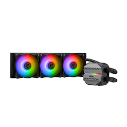 Cpu Water Cooling - Msi Mag Core Liquid M360 360 mm RGB Black
