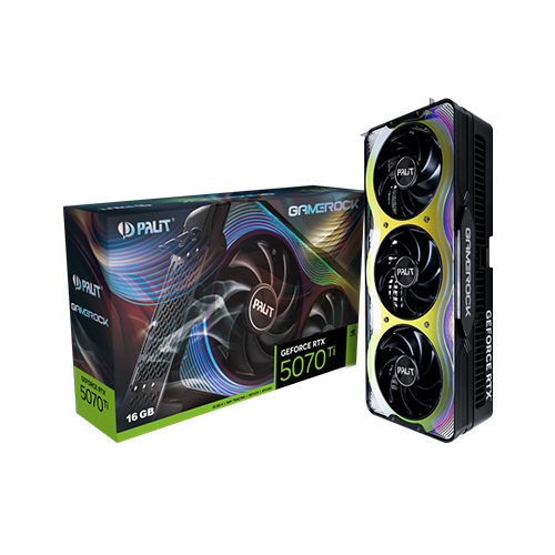 ვიდეობარათი - Palit RTX 5070 Ti 16 GB Game Rock