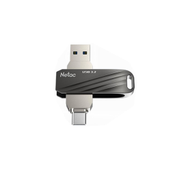 ფლეშ მეხსიერება - Netac US11 USB 3.2 + Type-C 128 GB