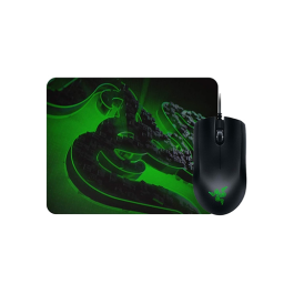 კომბო - მაუსი + მაუსპადი - Razer Abyssus Lite Wired Gaming Mouse + Goliathus Mobile Construction Edition Mouse Pad