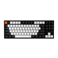 Mechanical Keyboard - Keychron C1 Wired 87 Key Hot-Swap Gateron Switch White LEDRed
