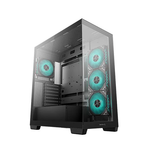 ქეისი - Deep Cool CG580 4F Black - 4x120 Fan ARGB