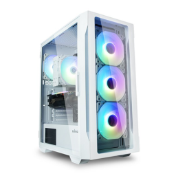 ქეისი - Zalman i3 Neo TG White - 4x120 Fan RGB