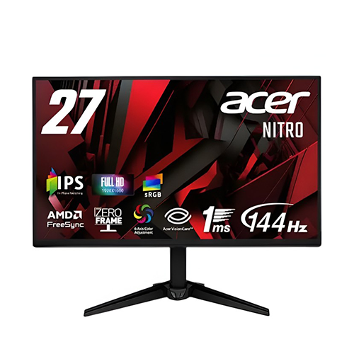 მონიტორი - Acer Nitro QG271P6BMIPX - 27 Inch / FHD / IPS / 144 Hz / 1 Ms