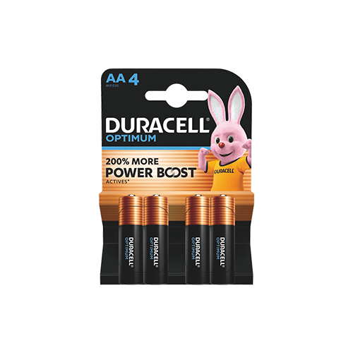 ელემენტი - Duracell Optimum AA 4 Up To 30 x Extra Life