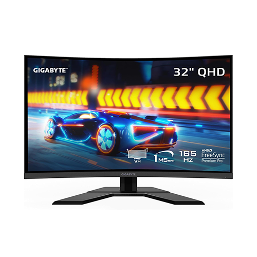 რკალური მონიტორი - Gigabyte G32QC - 31.5 Inch / 2K / VA / 165 Hz / 1 Ms