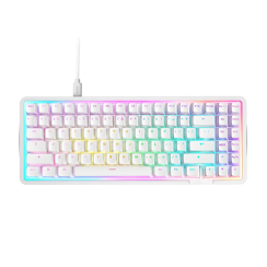 მექანიკური კლავიატურა - NZXT Function 2 Elite Mini TKL RGB White