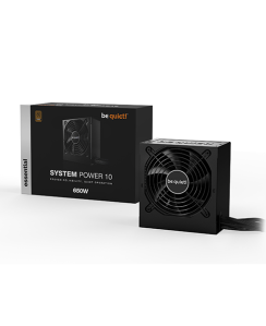 კვების ბლოკი - Be Quiet BN328 System Power 10 650 Watt 80 Plus Bronze