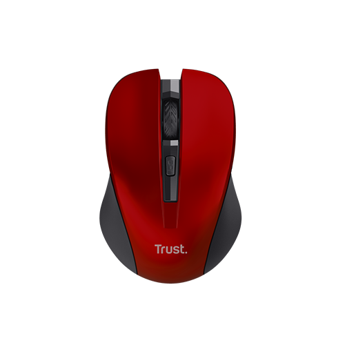 უკაბელო მაუსი - Trust Mydo Silent Click rABS Red WL
