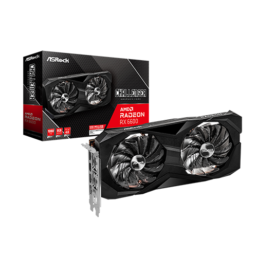 ვიდეობარათი - Asrock Readeon RX 6600 8 GB Challenger D