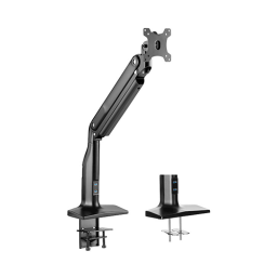 მონიტორის საკიდი - 2E Single Monitor Select Spring Assisted Aluminum Monitor Arm with USB