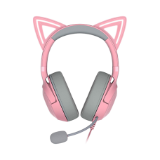 ყურსასმენი - Razer Kraken Kitty V2 RGB USB Quartz Ed.