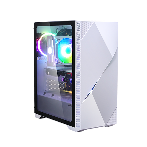 ქეისი - Zalman Z3 Iceberg White - 2x120 Fan RGB