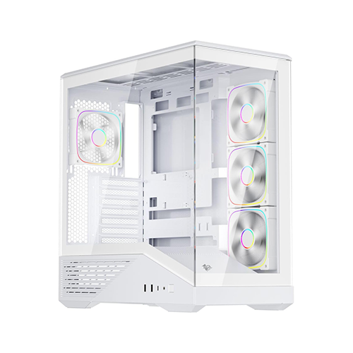 ქეისი - 1ST Player GM7 White - 4x120 Fan ARGB