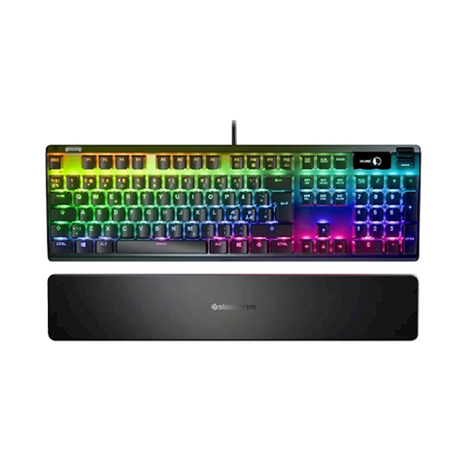 მექანიკური კლავიატურა - SteelSeries Apex 7 Red Switch USB-A EN RGB Black