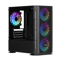 ქეისი - 2E Gaming Calleo GB700 Black - 4x120 Fan ARGB