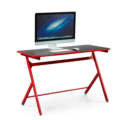 კომპიუტერის მაგიდა - Furnee TE-008 Gaming Desk Red-Black