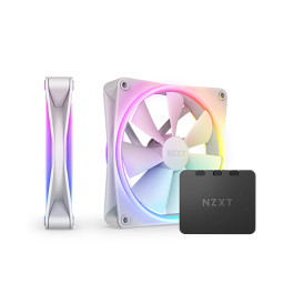 ქეისის გაგრილება - NZXT F140 Duo - 2x140 Fan ARGB White