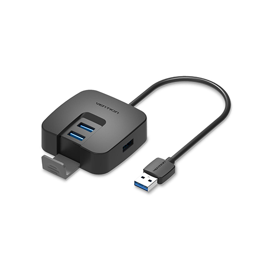 USB Hub 4 Port - Vention USB 3.0 Hub 0.5მ Black