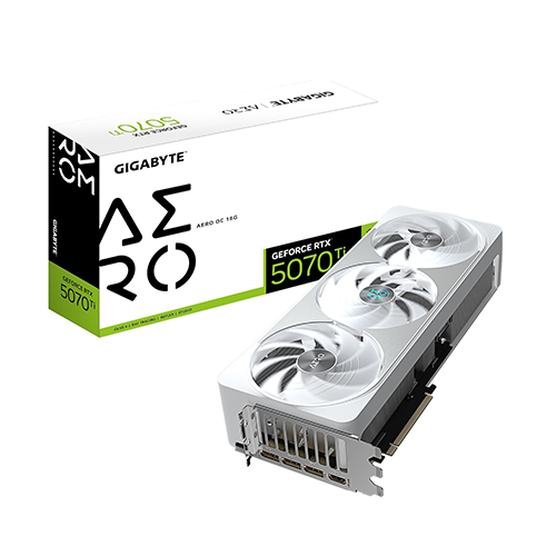 ვიდეობარათი - Gigabyte RTX 5070 Ti 16 GB Aero Oc