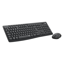 კომბო - უკაბელო კლავიატურა + მაუსი - Logitech MK295 Silent Black